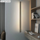 GobekUsa Sleek Black LED Wall Sconce for Hallways - Linear Flush Mount Design