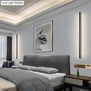GobekUsa Sleek Black LED Wall Sconce for Hallways - Linear Flush Mount Design
