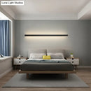 GobekUsa Sleek Black LED Wall Sconce for Hallways - Linear Flush Mount Design