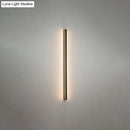 GobekUsa Sleek Black LED Wall Sconce for Hallways - Linear Flush Mount Design