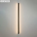 GobekUsa Sleek Black LED Wall Sconce for Hallways - Linear Flush Mount Design