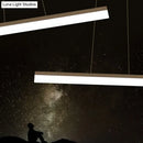 GobekUsa Modern LED Coffee Suspension Lamp for Restaurants - Acrylic Bar Shaped Island Light Fixture