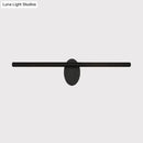 GobekUsa Contemporary Metal Linear LED Vanity Light Wall Sconce in Black