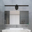 GobekUsa Contemporary Metal Linear LED Vanity Light Wall Sconce in Black