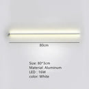 GobekUsa LED Wall Lights Dimming Switch Black Gold White Metal Sconces Bedroom Aisle Lamp