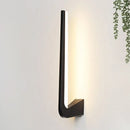 GobekUsa Modern Black Linear LED Wall Sconce with Acrylic Lighting for Living Room
