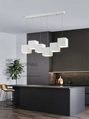 GobekUsa Geometric Dining Room Pendant Lights: Modern Design for Bar & Office Tables