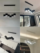 GobekUsa Geometric Dining Room Pendant Lights: Modern Design for Bar & Office Tables