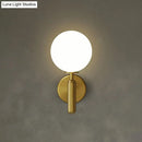 GobekUsa Simplicity Glass Ball Wall Sconce - 1-Light Stairs Wall Mount Lighting Fixture