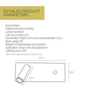 GobekUsa Adjustable LED Wall Sconce, 3W CRI 97, Touch Dimmable Switch, 3-CCT Angle