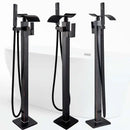 GobekUsa Black Bronze Bathtub Mixer Faucet | Single Handle Waterfall Tub Fixture