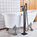 GobekUsa Black Bronze Bathtub Mixer Faucet | Single Handle Waterfall Tub Fixture