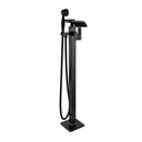 GobekUsa Black Bronze Bathtub Mixer Faucet | Single Handle Waterfall Tub Fixture