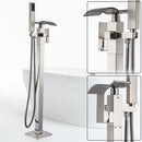 GobekUsa Black Bronze Bathtub Mixer Faucet | Single Handle Waterfall Tub Fixture