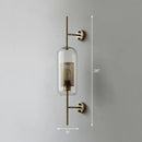 GobekUsa Modern Iron Mesh Wall Mount Lamp with Clear Glass Shade