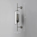 GobekUsa Modern Iron Mesh Wall Mount Lamp with Clear Glass Shade