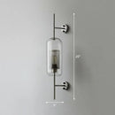 GobekUsa Modern Iron Mesh Wall Mount Lamp with Clear Glass Shade