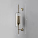 GobekUsa Modern Iron Mesh Wall Mount Lamp with Clear Glass Shade
