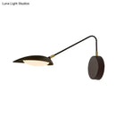 GobekUsa Adjustable Arm Metallic LED Wall Lamp for Modern Bedroom Décor in Coffee