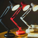 GobekUsa Adjustable Swing Arm LED Desk Lamp with Switch for Office Reading and Bedside
