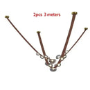 GobekUsa Designer Leather Loft Chandelier Pendant Light for Living Room Hotel Staircase