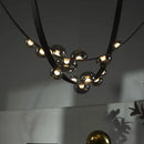 GobekUsa Designer Leather Loft Chandelier Pendant Light for Living Room Hotel Staircase