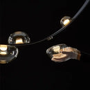 GobekUsa Designer Leather Loft Chandelier Pendant Light for Living Room Hotel Staircase