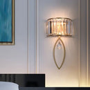 GobekUsa Crystal LED Wall Lamp for Living Room Bedroom Corridor Sconce