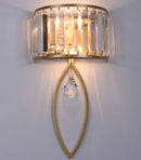 GobekUsa Crystal LED Wall Lamp for Living Room Bedroom Corridor Sconce