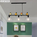 GobekUsa Contemporary Metal Island Pendant Lighting with Cone Glass Shades - Set of 3 Lights