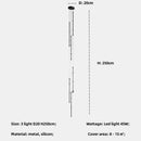 GobekUsa Bamboo Pendant Lights: Nordic Loft Stair LED Luminarias for Minimalism Decor
