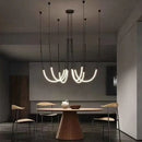 GobekUsa Bamboo Pendant Lights: Nordic Loft Stair LED Luminarias for Minimalism Decor