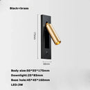 GobekUsa LED Wall Lamp with Switch, USB Port, Rotatable - Bedroom Reading Light
