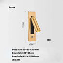 GobekUsa LED Wall Lamp with Switch, USB Port, Rotatable - Bedroom Reading Light