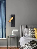 GobekUsa LED Wall Lamp with Switch, USB Port, Rotatable - Bedroom Reading Light