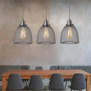 Modern black metal mesh pendant light chandelier for dining room by Decorbites