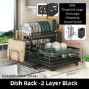 GobekUsa Kitchen Counter Organizer Rack for Dishes, Knives, Pots, Utensils & Tableware Storage