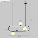 GobekUsa Minimalist Metal Island Light with Milk Glass Shade