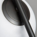 GobekUsa Black Metal Ring Pendant Lights Glass Ball LED Lighting Fixture