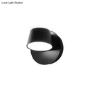 GobekUsa Modern 1/2/3-Light Bedroom Wall Sconce with Cone Metal Shade - White/Black Vanity Lighting Fixture in White Light