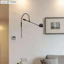 GobekUsa Modern Metal Sphere Wall Sconce Light with Curved Arm - 1 Head Wall Lighting Fixture
