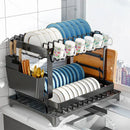 GobekUsa Kitchen Dish Drainer Rack & Tableware Organizer