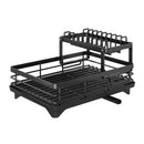 GobekUsa Kitchen Dish Drying Rack with Drainboard Organizer for Dinnerware and Utensils