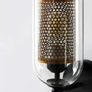GobekUsa Clear Glass Wall Light Sconce, Modern Bathroom Bedroom Foyer Lighting Fixtures