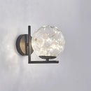 GobekUsa Designer Style Glass LED Wall Sconce - Mini Globe Light Fixture for Bedroom