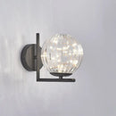 GobekUsa Designer Style Glass LED Wall Sconce - Mini Globe Light Fixture for Bedroom
