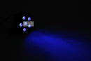 Modern black mini led flat par lights party room sound activated by Decorbites