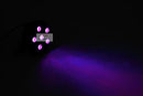 Modern black mini led flat par lights party room sound activated by Decorbites