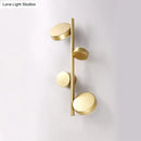 GobekUsa Modern Metallic Circle Wall Mount LED Lighting for Living Room