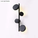 GobekUsa Modern Metallic Circle Wall Mount LED Lighting for Living Room